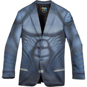 SUPERMAN Suit Jacket Blazer Alter Ego Fun Suits Size‎ 38 Blue Men's